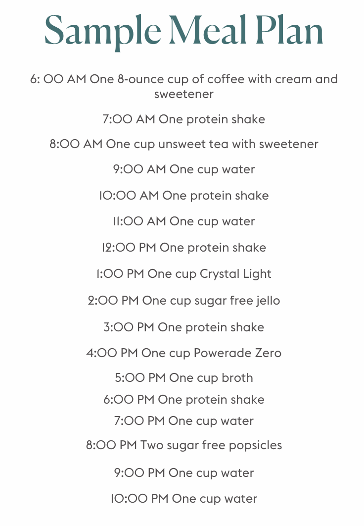 14-Day Liquid Diet Weight Loss Plan