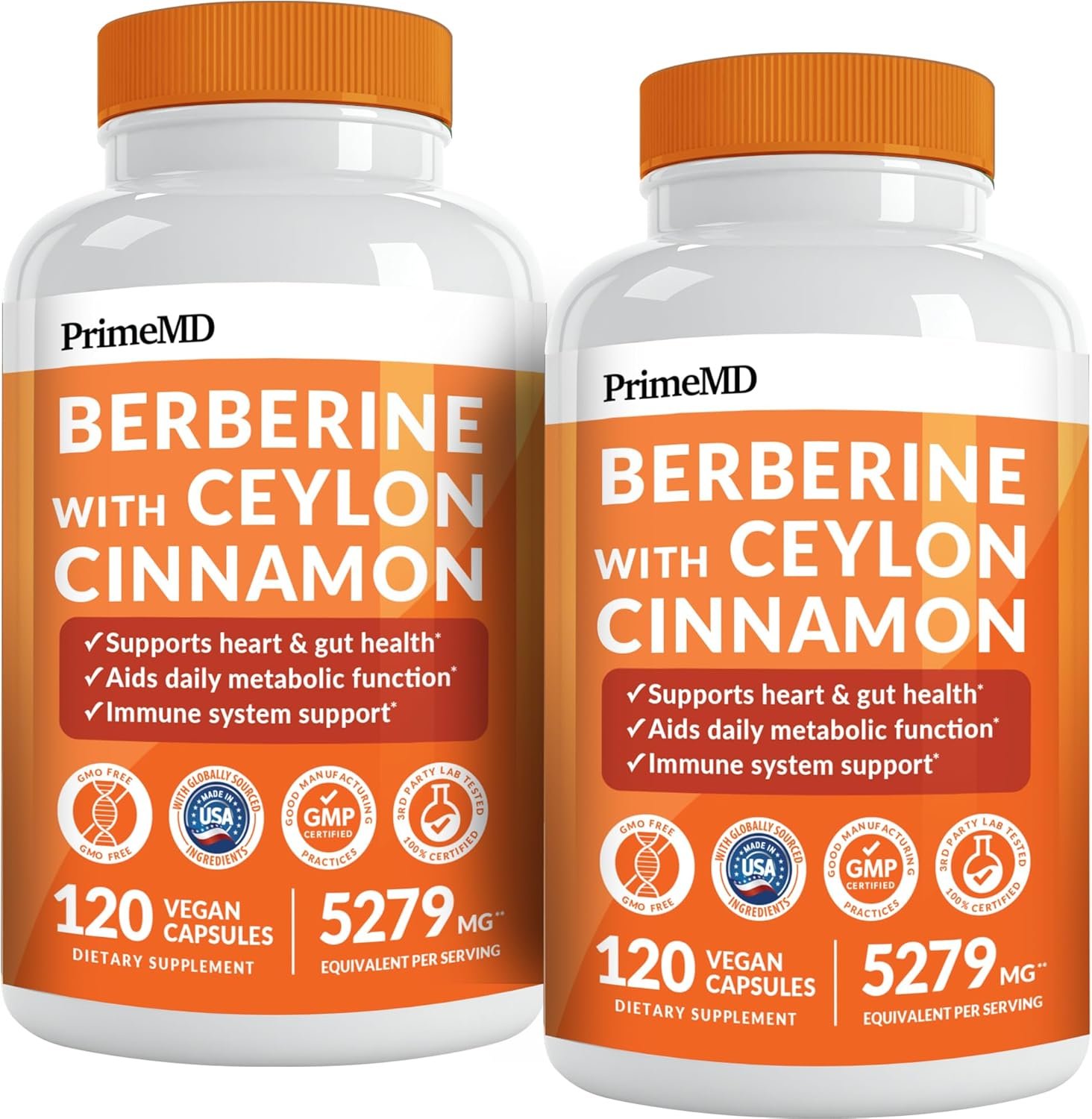 21-in-1 Berberine Supplement with Ceylon Cinnamon - Berberine 1500mg with Chromium, Bitter Melon and Green Tea Extract - Dihydroberberine Supplement for Energy Metabolism Support, 5279 mg, 120 count