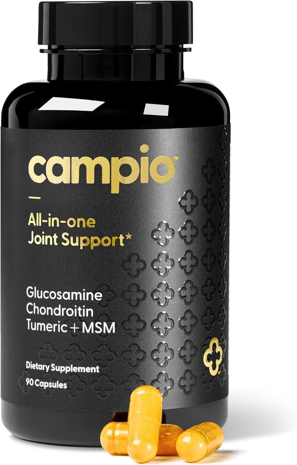 All-in-One Joint Support Supplement - Glucosamine 1500mg, Chondroitin, MSM, Turmeric, Hyaluronic Acid - Supports Joint Health and Flexibility - 90 Capsules, Made in USA