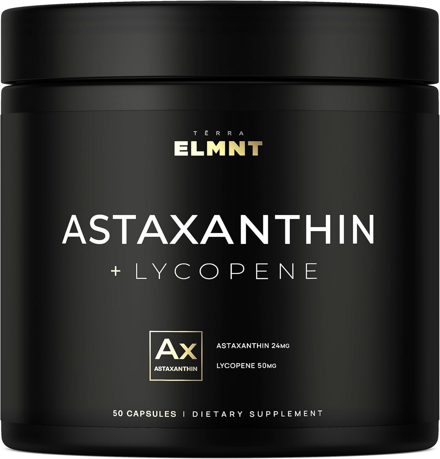Astaxanthin 24mg + Lycopene 50mg Clinical Strength Carotenoids Skin Supplement w. 100% Natural Astaxanthin from MicroAlgae - Best Astaxanthin Supplements for Skin Health Pigmentation - Astaxantina