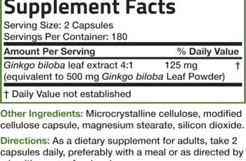 Bronson Ginkgo Biloba Extra Strength Review
