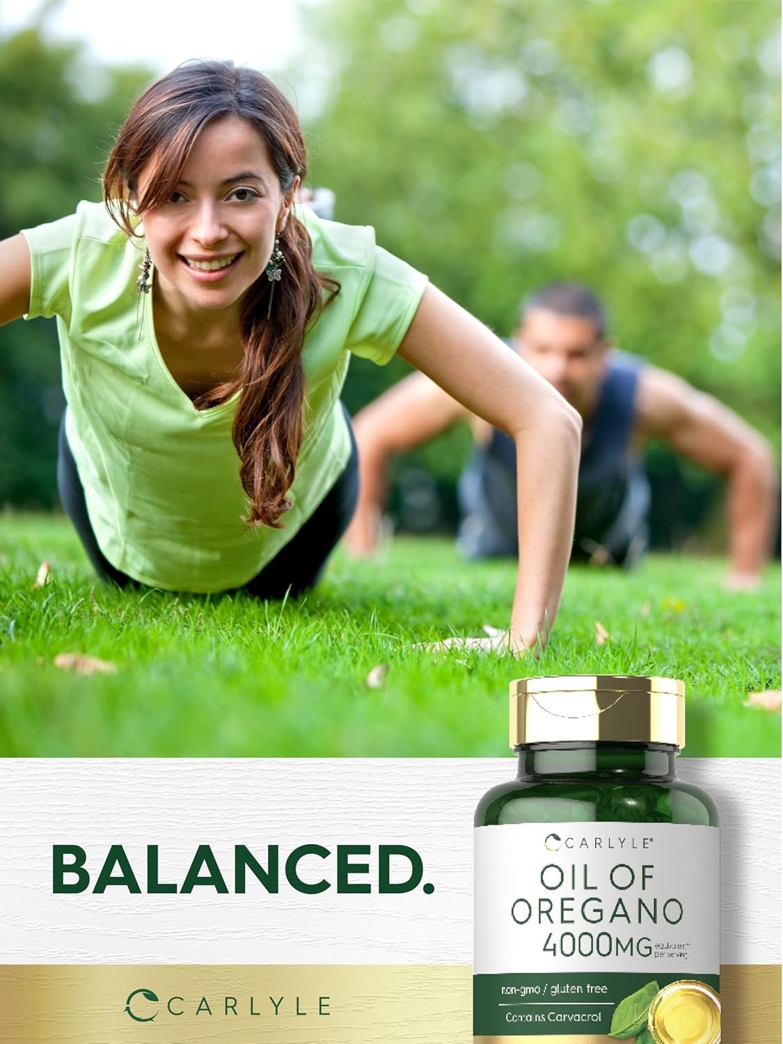 Carlyle Oregano Oil 4000mg Supplement | 150 Softgel Capsules | Contains Carvacrol | Non-GMO Gluten Free Formula