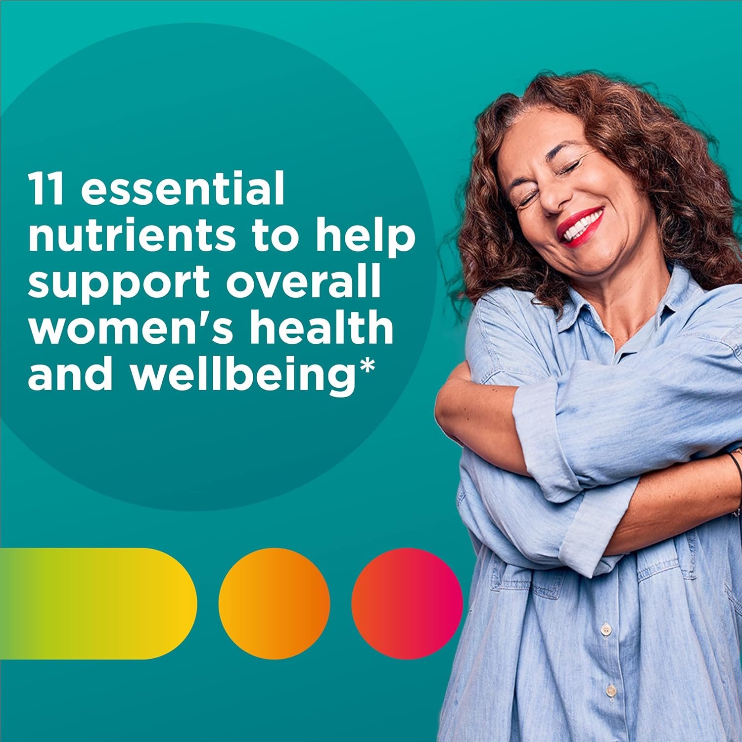 Centrum Womens Multivitamin Gummies, Tropical Fruit Flavors Made from Natural Flavors, 150 Count, 75 Day Supply