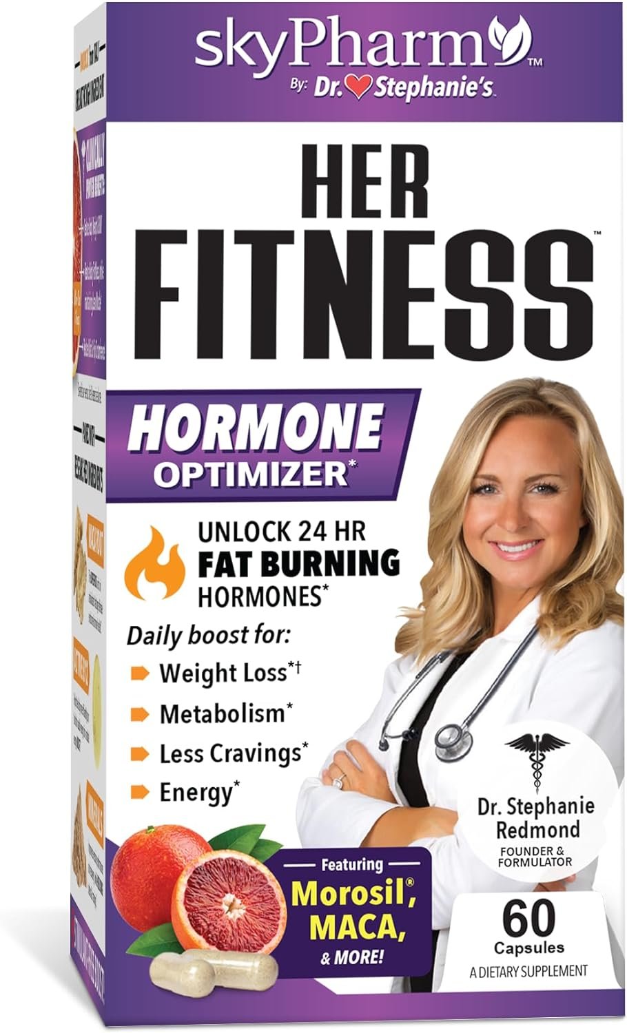 Dr. Stephanies Her Fitness - Weight Supplement for Women - Hormone Balance, Exercise Support, Energy Boost