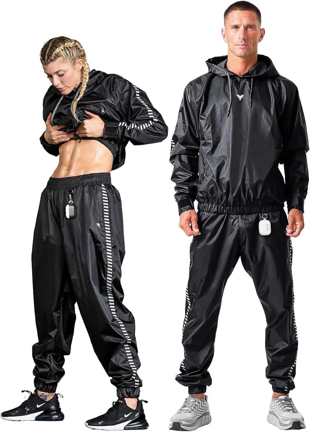 Elite Sports Sauna Suit for Weight Loss Men Women Boxing MMA Wrestlers Gym Sweat Hoodie Sauna Suits Wrap Full Body Workout