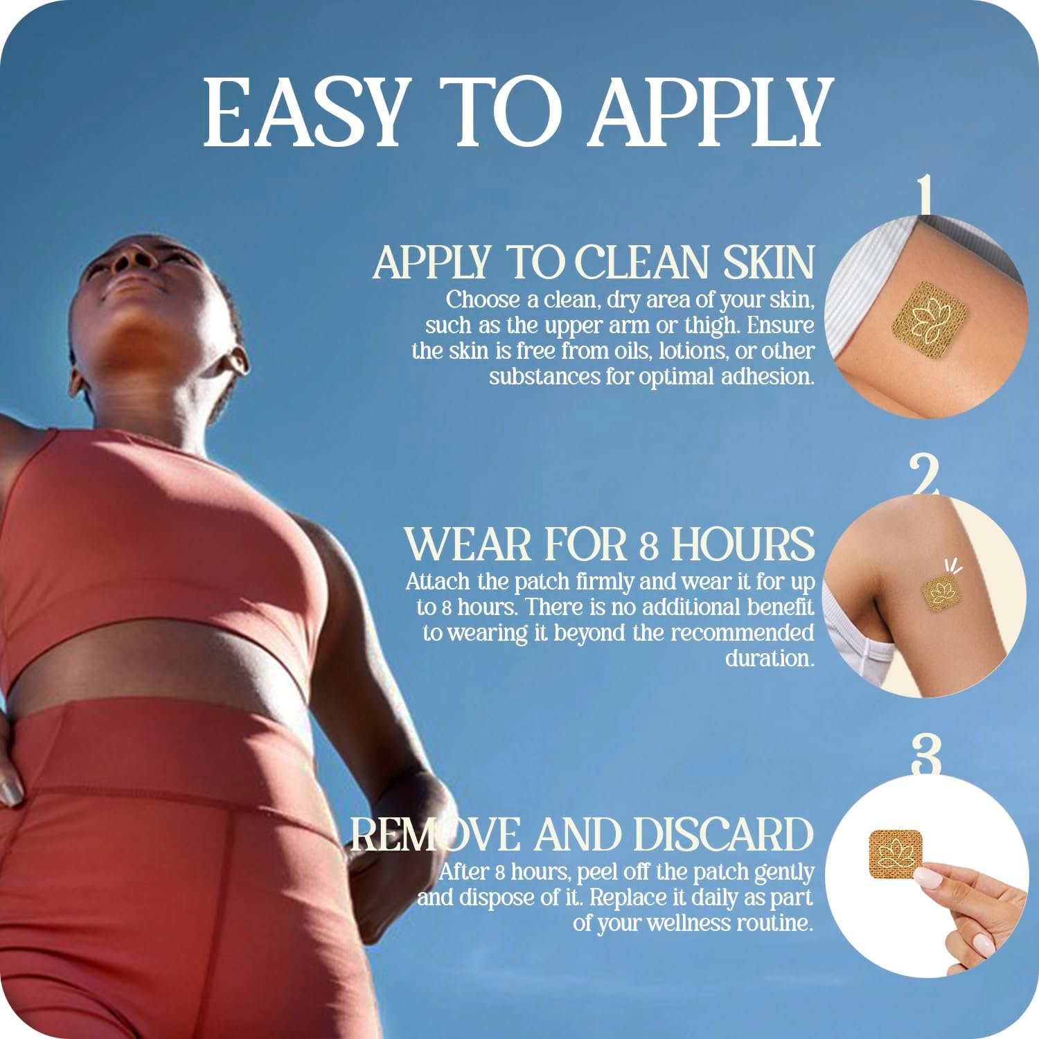 Fe Iron Strength Topical Patch - Transdermal Iron Plus Patch for Deficiency Support, Blood Levels, Energy, and Enhances Vitality - 30 Patches