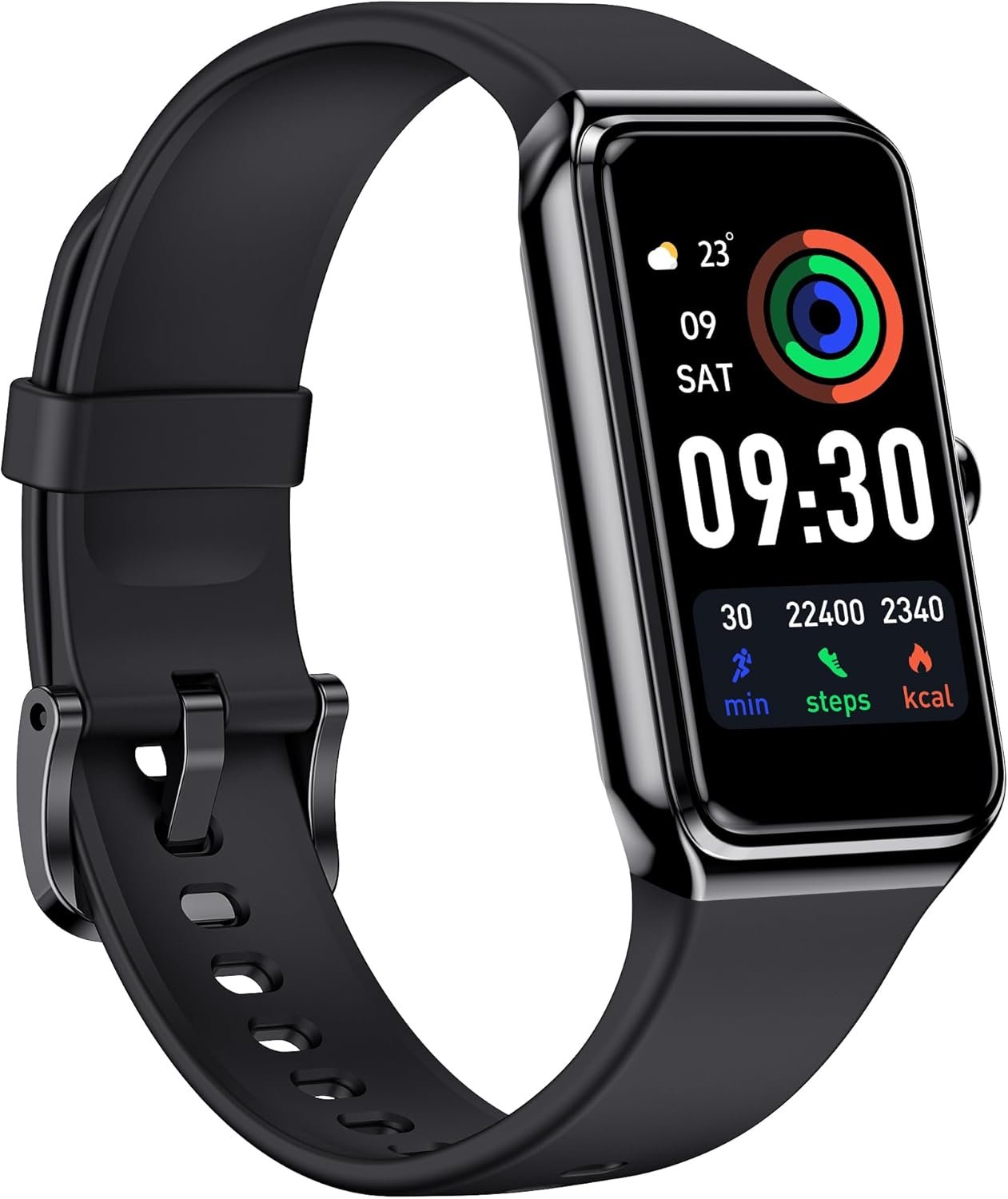 Fitness Tracker- Smart Watch with 1.47 Health Activity Trackers 24/7 Heart Rate,Stress Management, Monitor Blood Oxygen, Sleep Tracking Fitness Watch for Android iPhone Women Men
