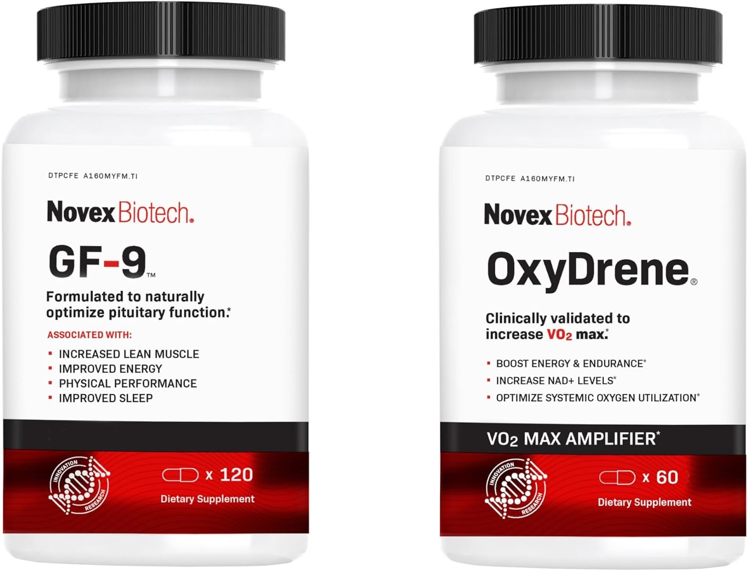 GF-9 and OxyDrene Men’s Performance Stack 30-Day Supply – Boost a Critical Peptide That Supports Energy and Drive, Plus Increase VO2 Max and NAD+ for Enhanced Physical Performance, Energy, Endurance