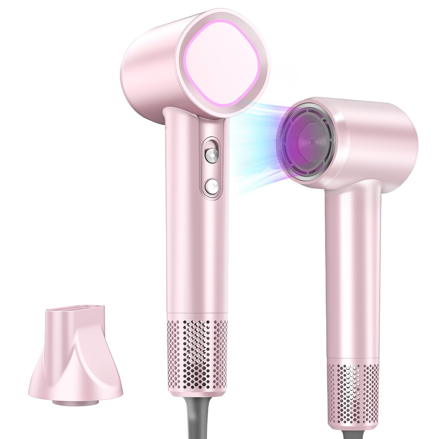 Hair Dryer Ionic, 110,000 RPM Hair Dryers for Women with Ceramic Technology Nozzle for Fast Drying, High Speed Blow Dryer 3-Speed Thermo Control Professional, Low Noise Design for Home Travel Salon