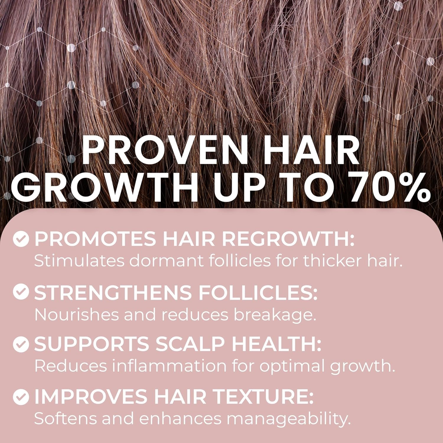 Hair Growth Vitamins for Visibly Thicker Stronger Hair - Supplements for Hair Loss Treatment and Thinning Hair in Women