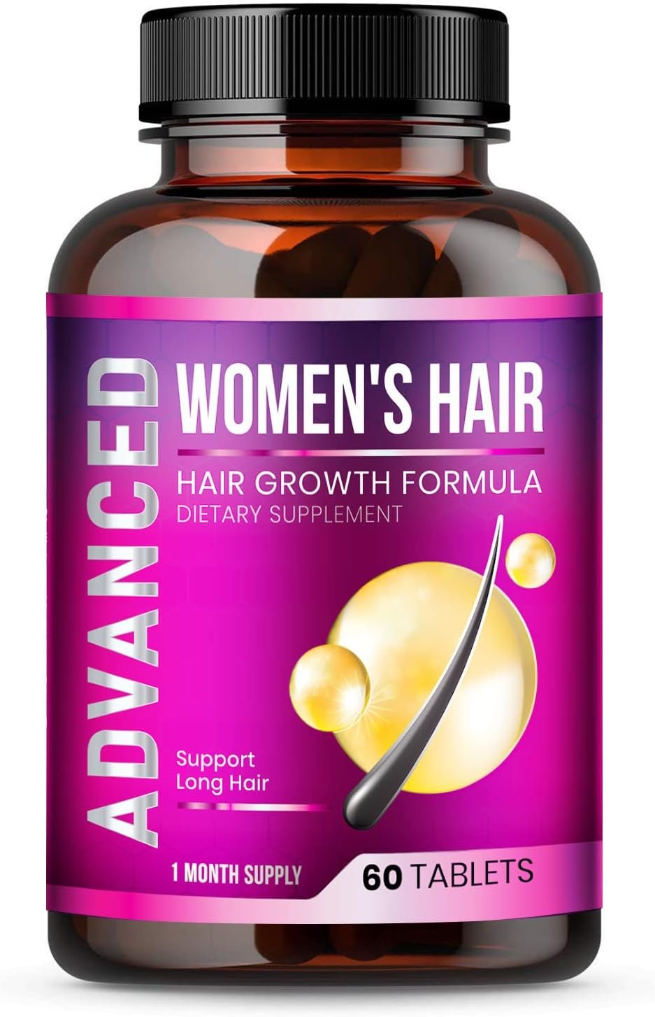 Hair Growth Vitamins for Women - Hair Vitamins for Thinning Hair for Women .Regrow Regrowth Hair Supplement with Dht Blocker,Biotin Saw Palmetto for Women.Volumize,Thicker,Longer Hair.