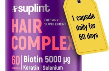 Hair Vitamin Complex with Biotin 5000mcg Review