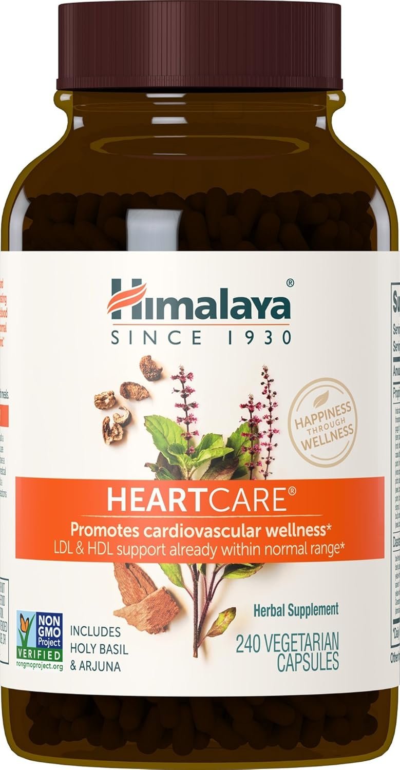 Himalaya HeartCare for Daily Wellness, 720mg, 120 Capsules, 1 Month Supply