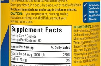 Nature Made Glucosamine Chondroitin Complex with MSM Review