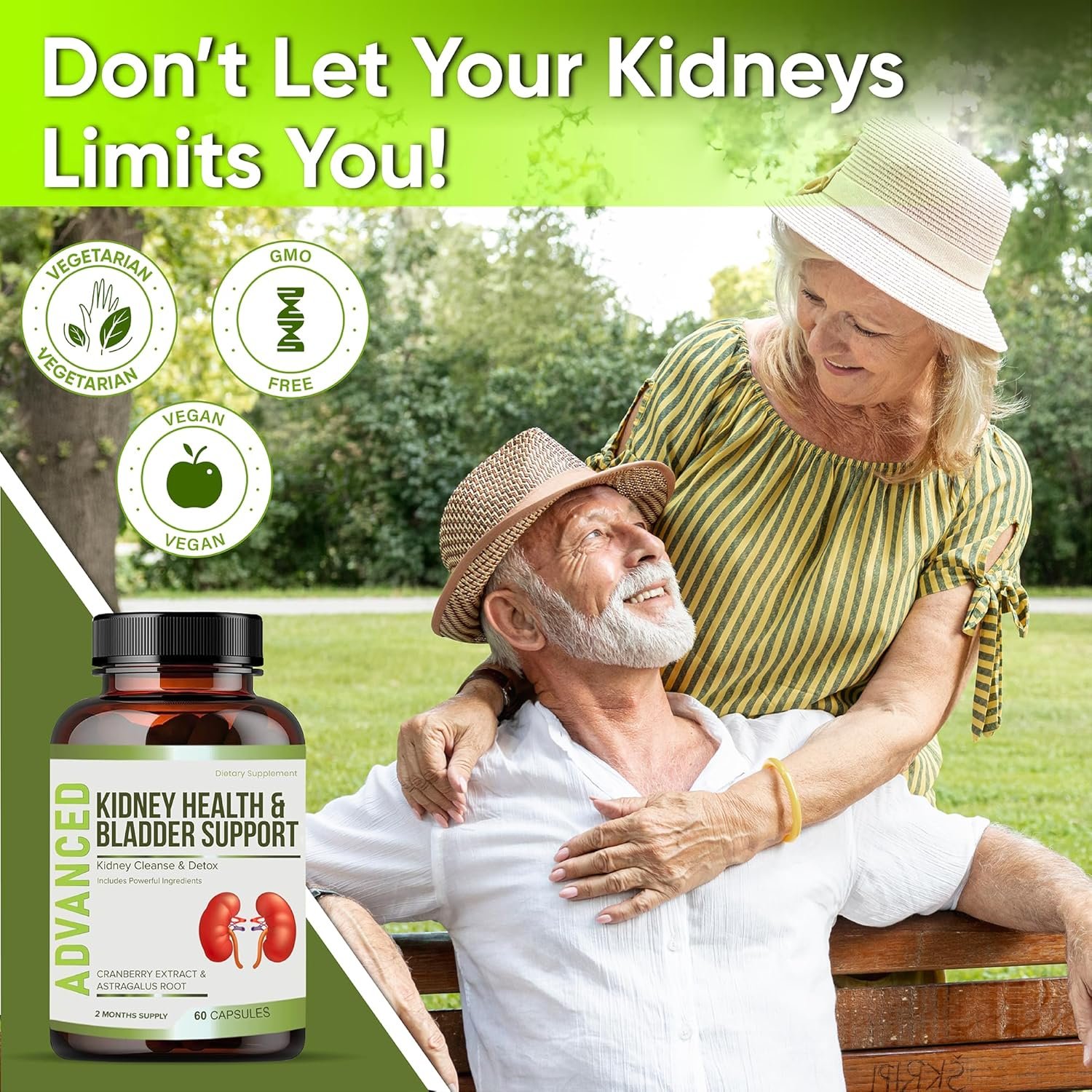 NutraPro Kidney Cleanse Detox Repair and Bladder Support- Kidney Support Supplement for Kidney Restore with Chanca Piedra,Cranberry, Juniper Berries for Detox and Bladder Health.60 Day Supply.