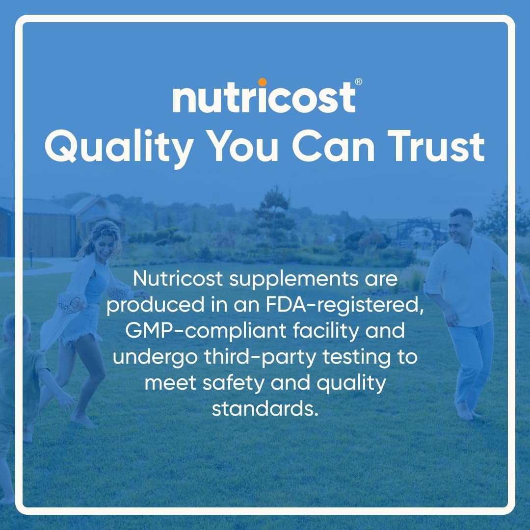 Nutricost Ashwagandha Herbal Supplement 600mg, 120 Capsules - Vegetarian, Non-GMO, Gluten Free, Ashwagandha Root