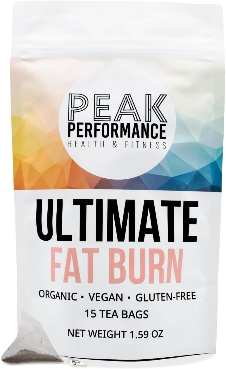 Peak Performance Health Fitness Ultimate Fat Burn and Weight Loss Tea (30), Fat Burning Tea, All Natural Detox, Reduces Bloating, Laxative Free, Cleanse