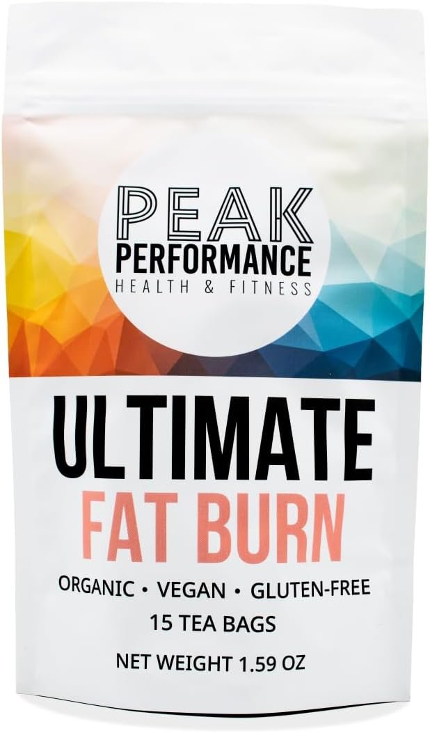 Peak Performance Health Fitness Ultimate Fat Burn and Weight Loss Tea (30), Fat Burning Tea, All Natural Detox, Reduces Bloating, Laxative Free, Cleanse