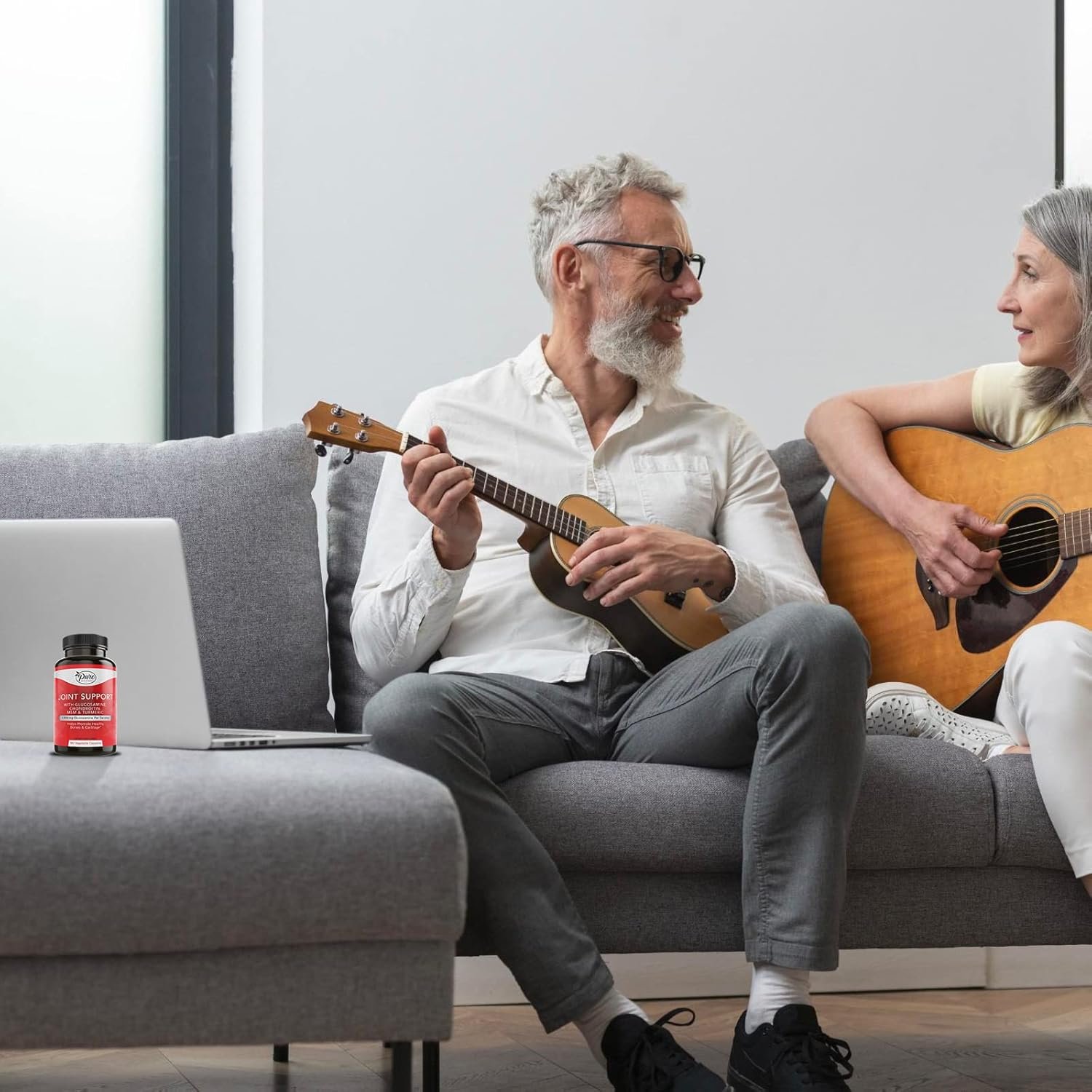 Pure By Nature Joint Support, Glucosamine with Chondroitin Turmeric MSM Boswellia Supplement, 270 Capsules