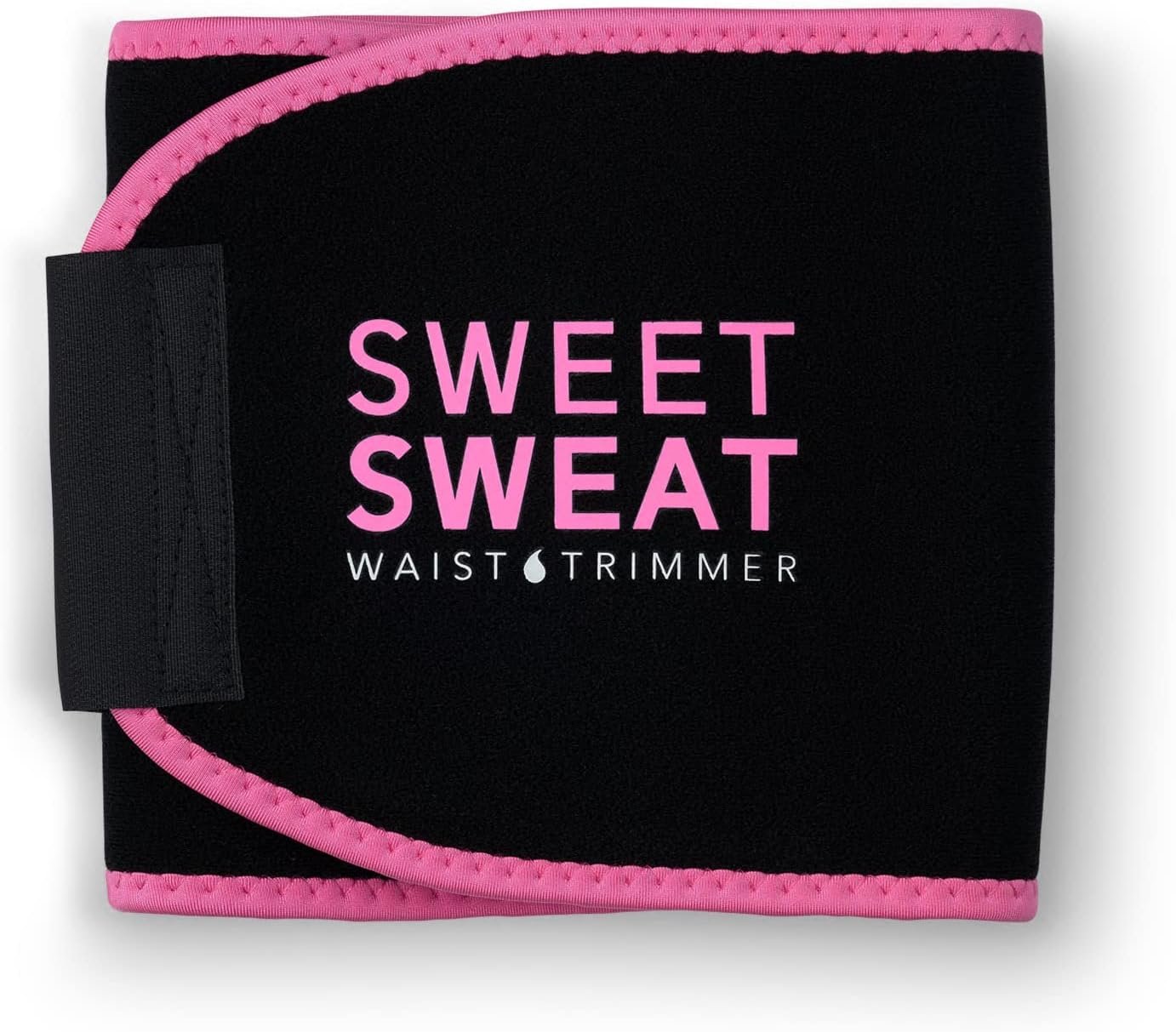 Sports Research® Sweet Sweat Waist Trimmer - Premium Sweat Enhancing Fitness Belt for Women Men - 5 Adjustable Sizes