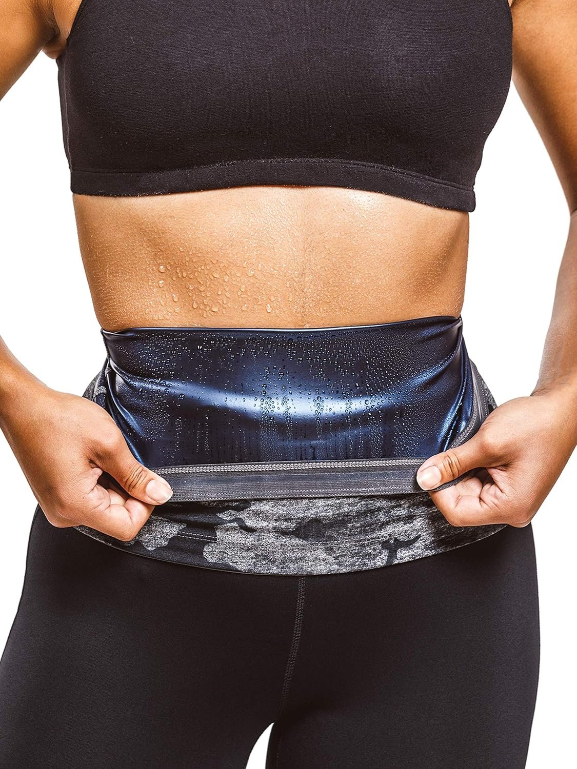 Sweat Shaper Waist Trimmer for Women, Waist Trainer Sauna Belt, Neoprene-free Waist Cincher, Thermo Sauna Slimming Belt