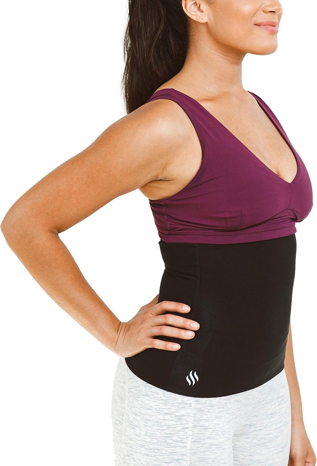 Sweat Shaper Waist Trimmer for Women, Waist Trainer Sauna Belt, Neoprene-free Waist Cincher, Thermo Sauna Slimming Belt