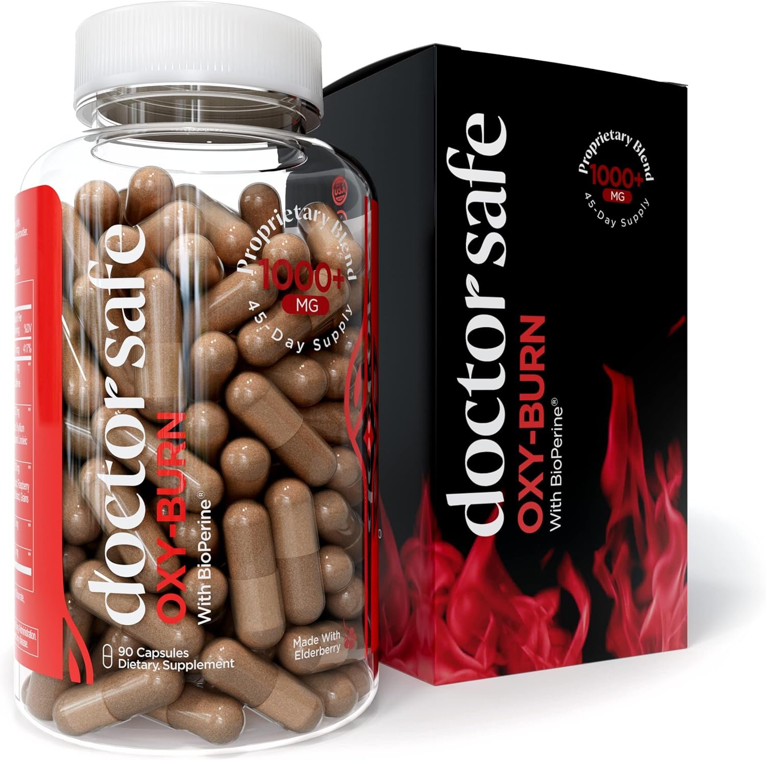 Thermogenic Fat Burner | Weight Loss Pills for Women and Men, Metabolism Booster and Appetite Suppressant Diet Pills that work Fast on Stubborn Belly Fat burning | Energy Supplement 1000 mg | 45 Day