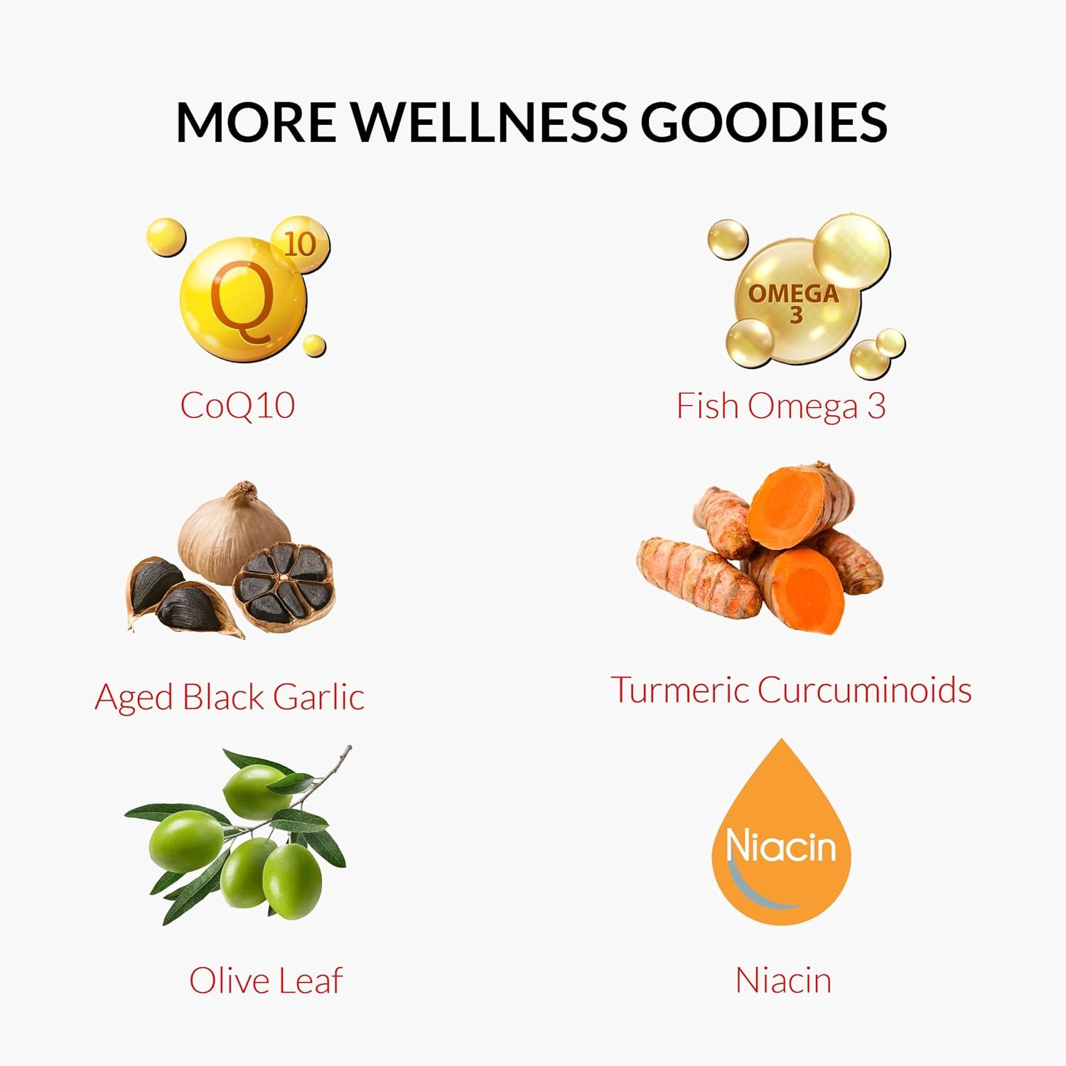 UpNourish Citrus Bergamot, Plant Sterols and Stanols Supplement, Heart Health Support with CoQ10, Omega 3, Olive Leaf Extract, Turmeric Curcumin, Black Garlic and Niacin - 120 Softgels