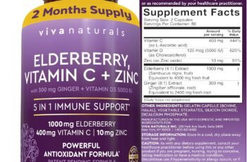 Viva Naturals Elderberry with Vitamin C and Zinc Review