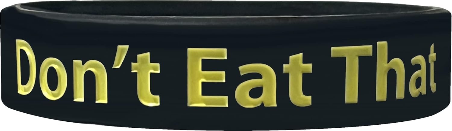 We Keep You Motivated Don’t Eat That Motivational Weight Loss Wristband – Healthy Eating Diet Reminder Bracelet - Silicone Inspirational Rubber Bracelet – Health  Wellness Motivation LLC